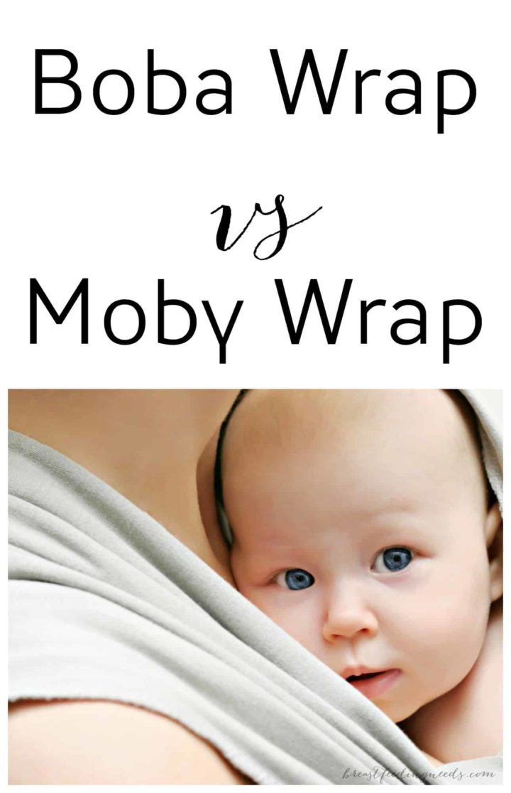 Boba Wrap vs Moby Wrap Breastfeeding Needs