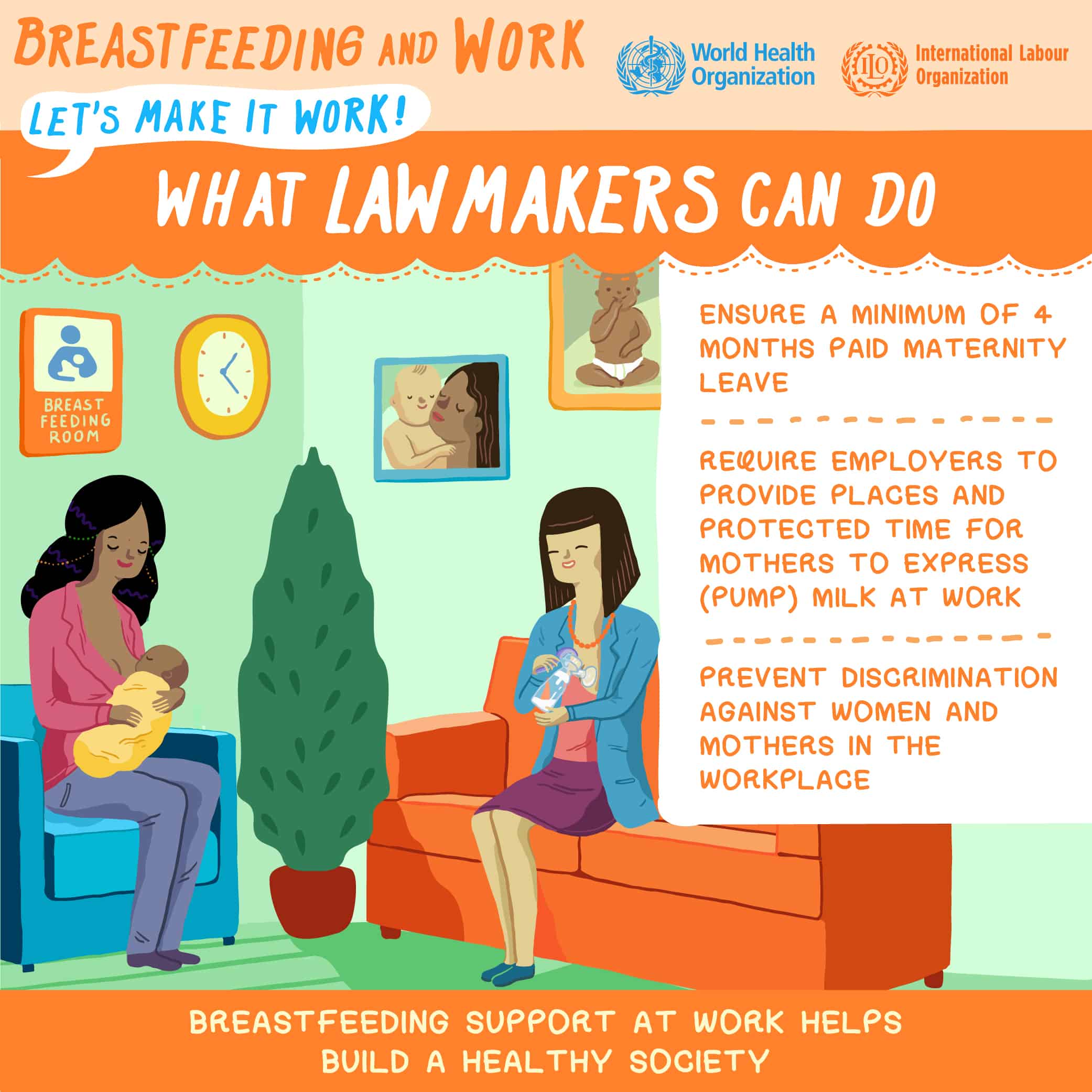 World Breastfeeding Week, Maternity Leave Laws and Breastfeeding in the