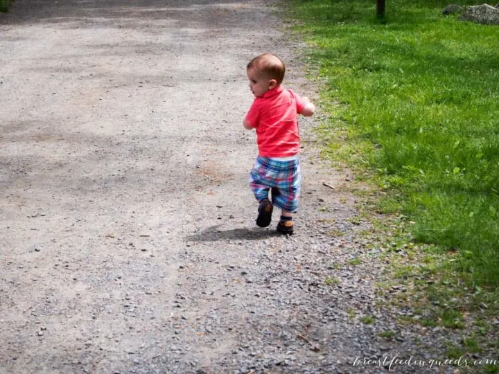 breastfeeding a toddler