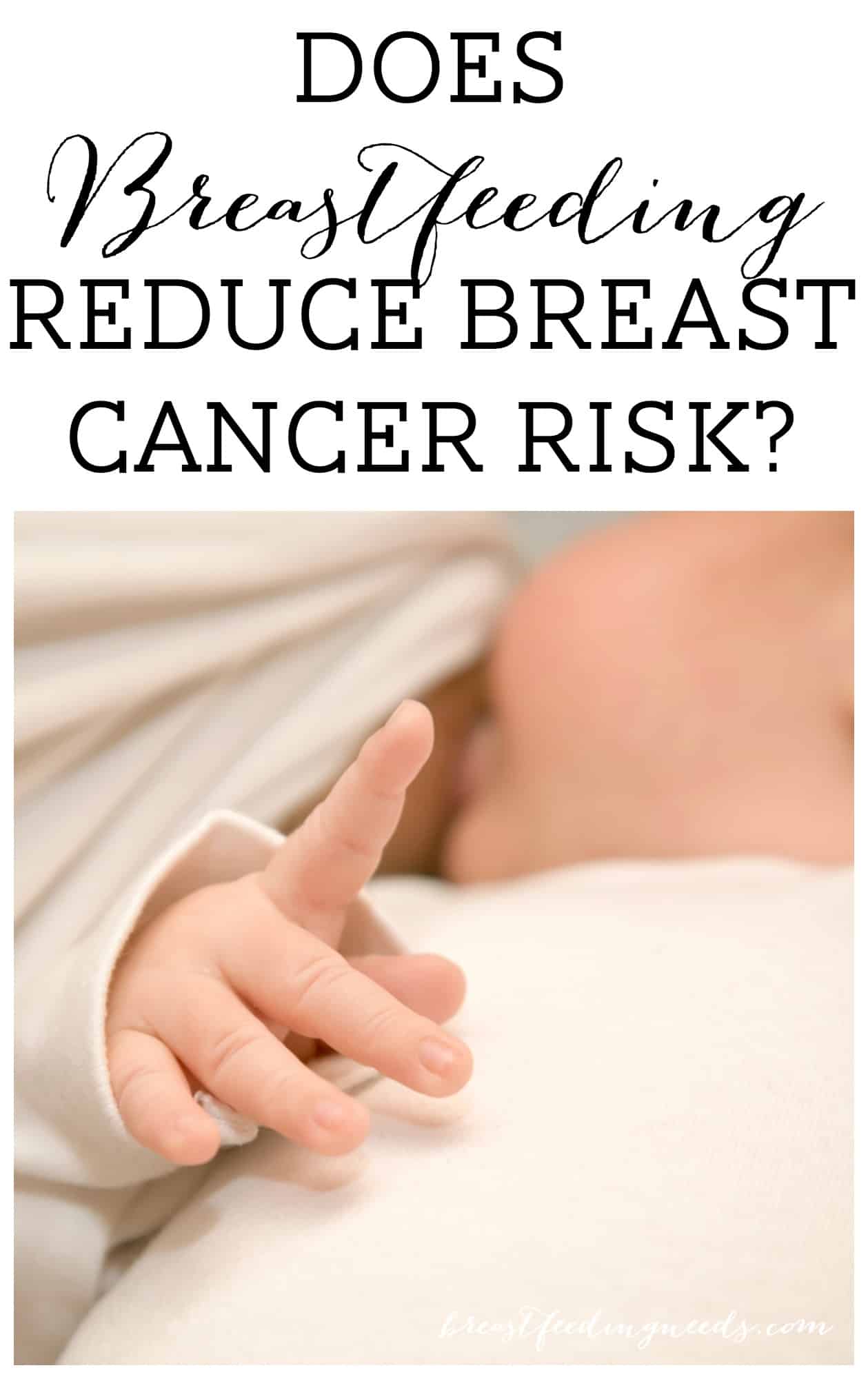 Does Breastfeeding Reduce Breast Cancer Risk? Breastfeeding Needs