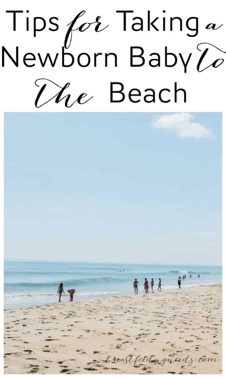 Tips and Safety for Taking a Newborn Baby to the Beach Breastfeeding