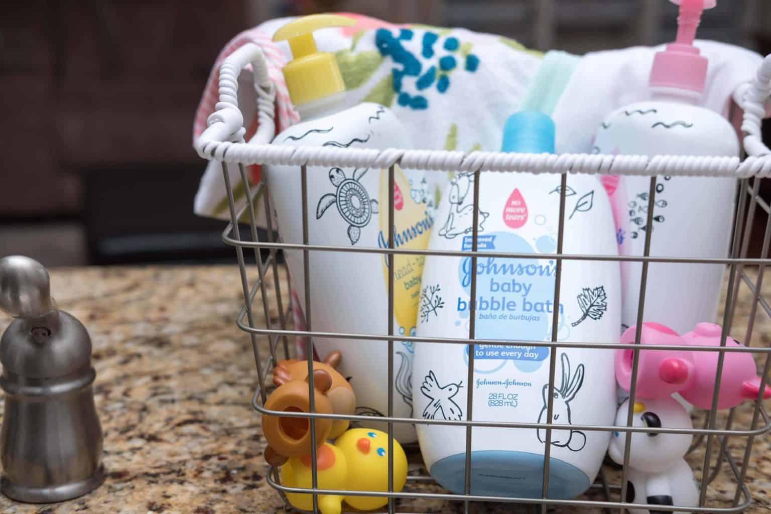 Create a Stylish Baby Bath Caddy for Use Anywhere in Your Home