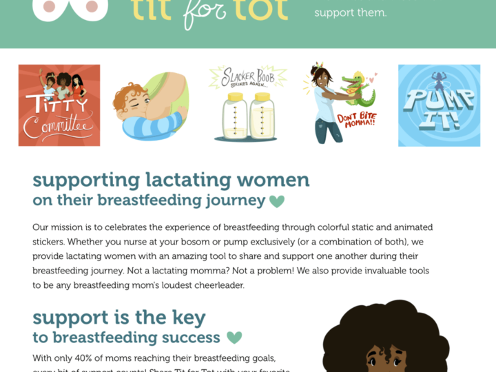 Tit for Tot sticker pack